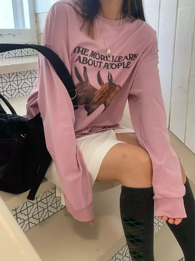 Kare - Korean Women Fashion - #momslook - Holls Tee - 12