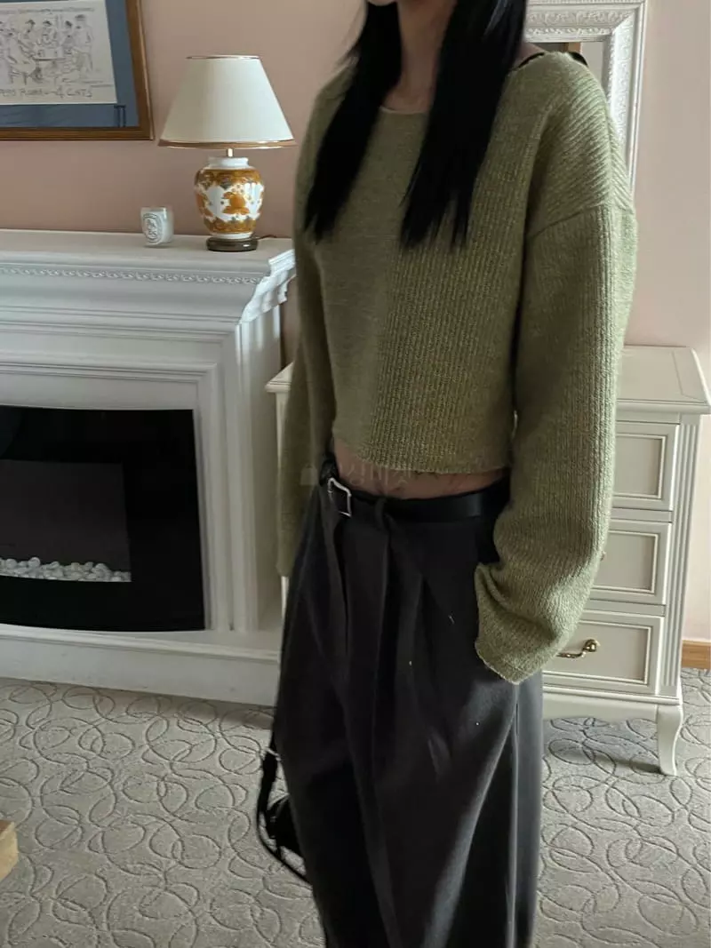 Kare - Korean Women Fashion - #pursuepretty - Moa Knit Tee - 4