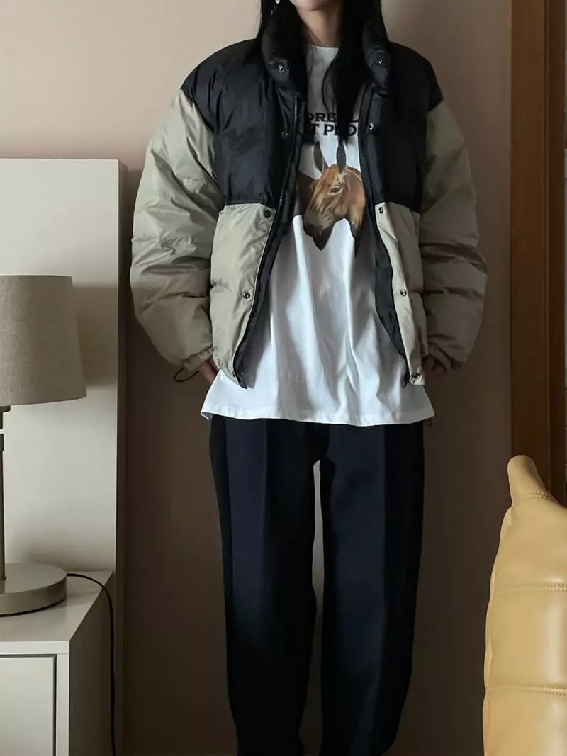 Kare - Korean Women Fashion - #restrostyle - Matching Padding Jacket - 4