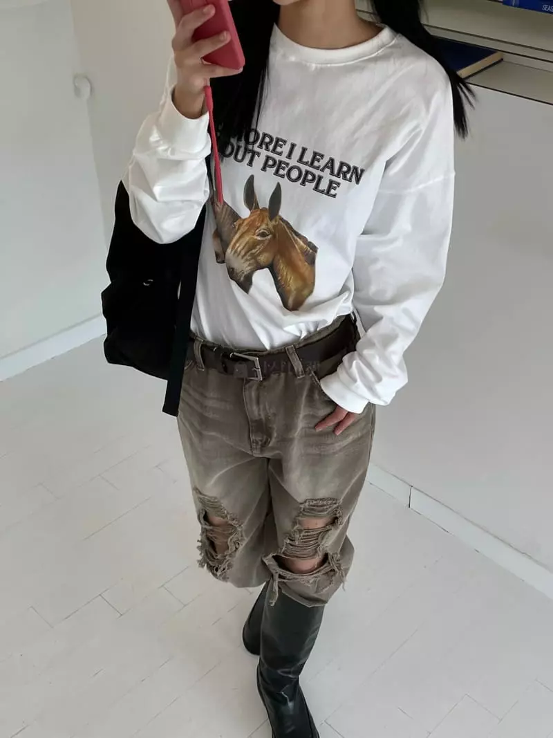 Kare - Korean Women Fashion - #shopsmall - Holls Tee
