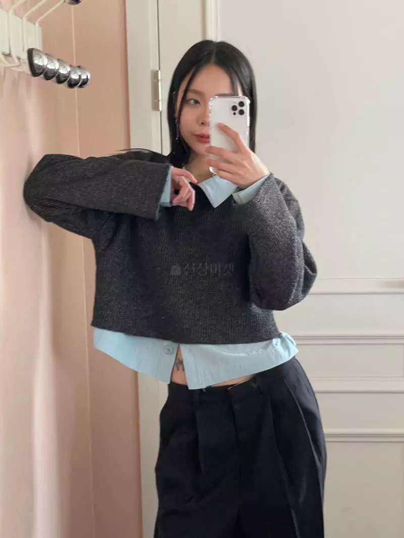 Kare - Korean Women Fashion - #thatsdarling - Moa Knit Tee - 7