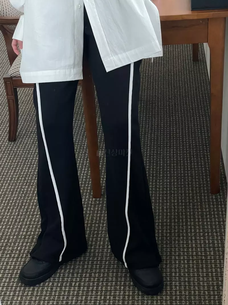 Kare - Korean Women Fashion - #shopsmall - Line Pants - 4