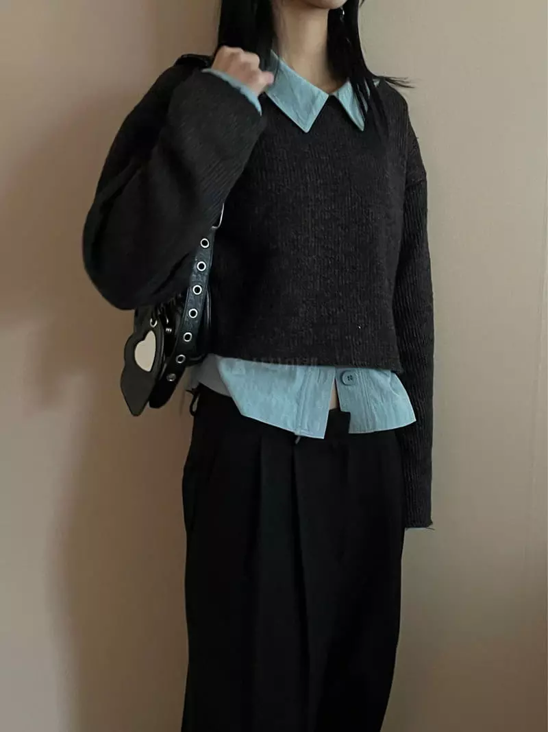 Kare - Korean Women Fashion - #thelittlethings - Moa Knit Tee - 8