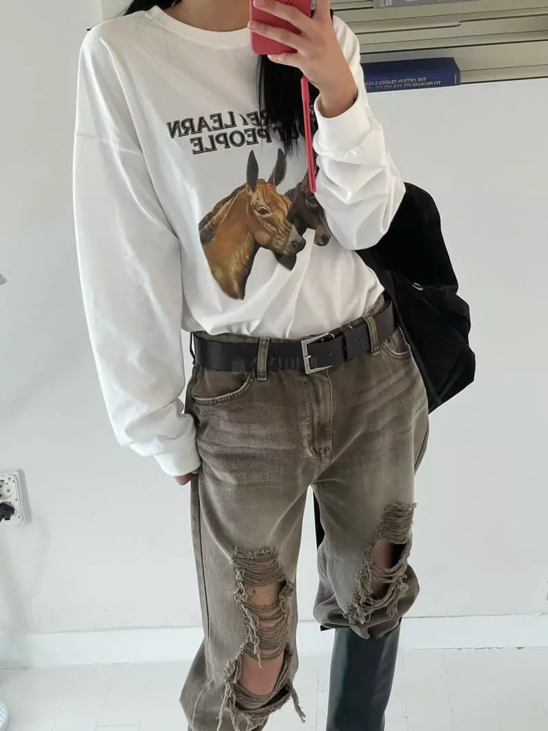 Kare - Korean Women Fashion - #thelittlethings - Holls Tee - 3