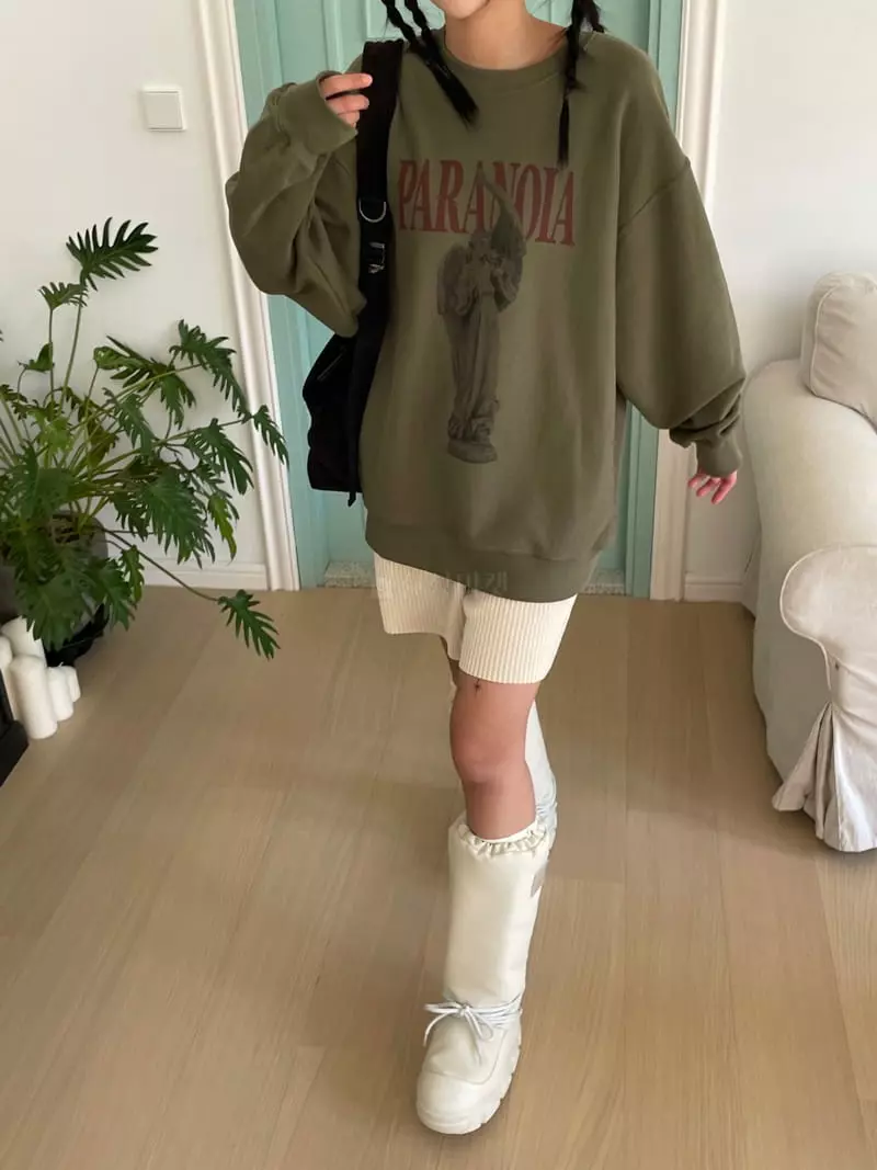 Kare - Korean Women Fashion - #vintageinspired - Edd Sweatshirt - 11