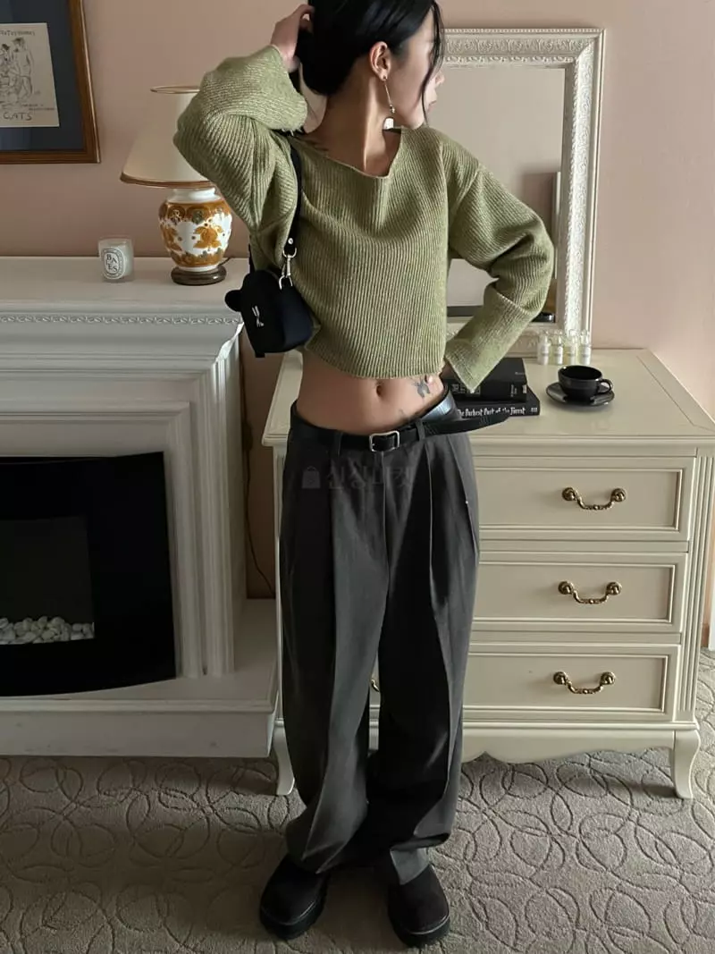 Kare - Korean Women Fashion - #vintageinspired - Moa Knit Tee