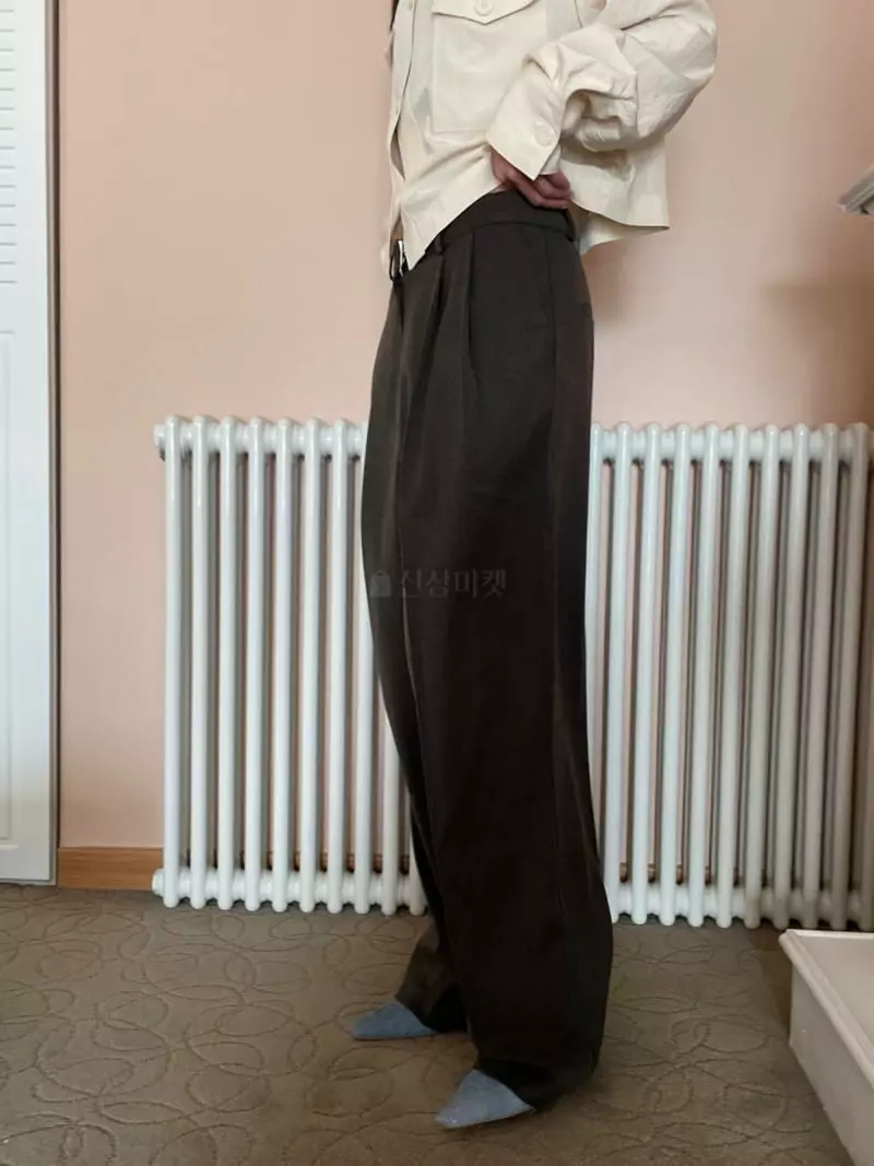 Kare - Korean Women Fashion - #womensfashion - Two Tuck Pants - 2