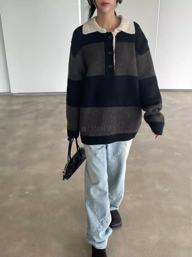 Kare - Korean Women Fashion - #womensfashion - Tom Knit Tee - 11