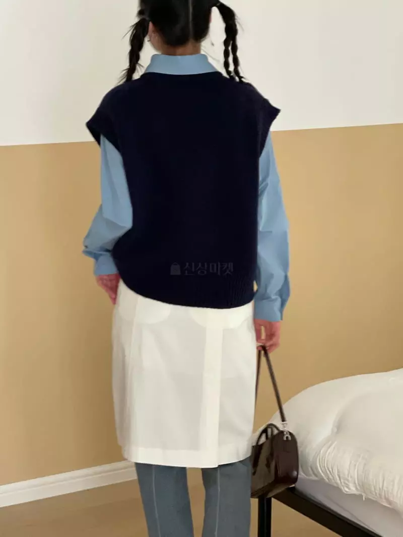 Kare - Korean Women Fashion - #womensfashion - Cookie Knit Tee - 5