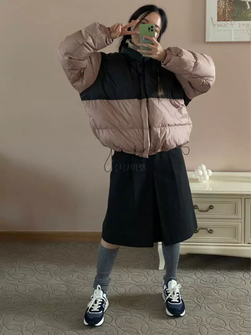 Kare - Korean Women Fashion - #womensfashion - Matching Padding Jacket - 11