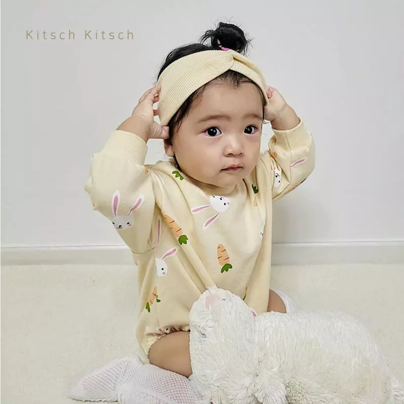 Kitsch Kitsch - Korean Baby Fashion - #babyfever - Pattern Bodysuit - 4