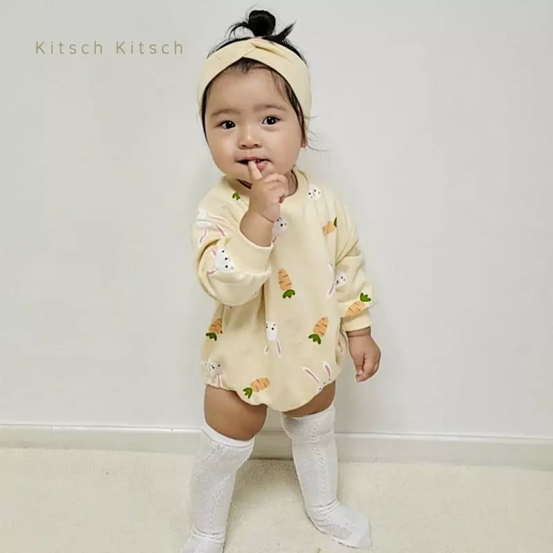 Kitsch Kitsch - Korean Baby Fashion - #babylifestyle - Pattern Bodysuit - 5