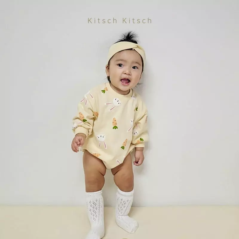 Kitsch Kitsch - Korean Baby Fashion - #babyootd - Pattern Bodysuit - 7