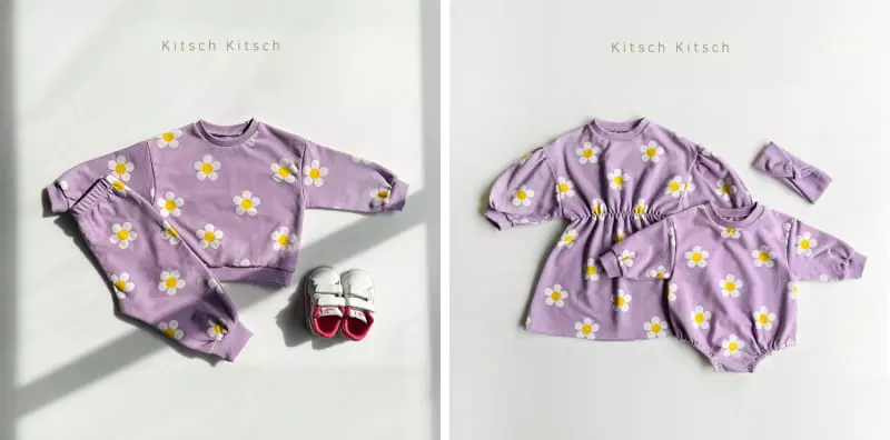 Kitsch Kitsch - Korean Baby Fashion - #babywear - Pattern Bodysuit - 10