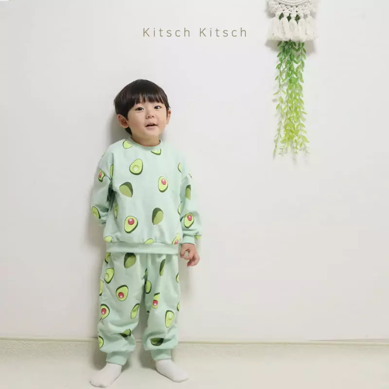 Kitsch Kitsch - Korean Children Fashion - #designkidswear - Pattern Top Bottom Set - 3