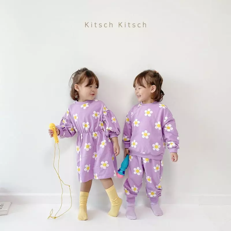 Kitsch Kitsch - Korean Children Fashion - #kidsstore - Pattern One-piece - 6