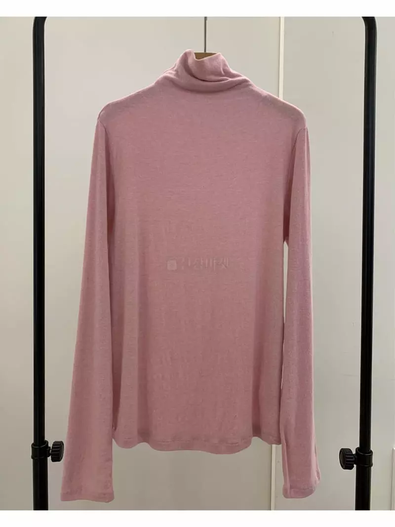 Knock - Korean Women Fashion - #womensfashion - Angora Span Turtleneck Tee - 4