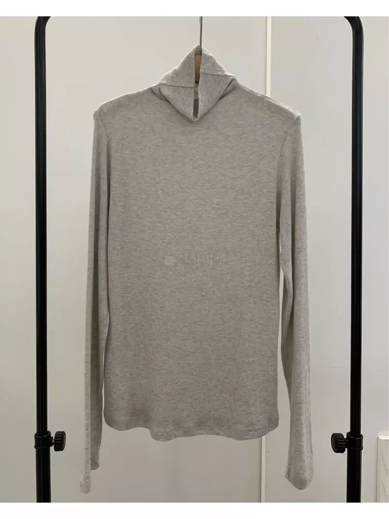 Knock - Korean Women Fashion - #momslook - Angora Span Turtleneck Tee - 6