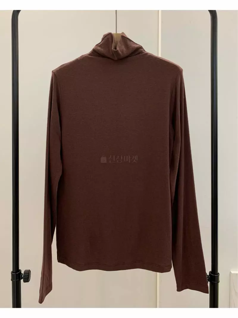 Knock - Korean Women Fashion - #momslook - Angora Span Turtleneck Tee - 8