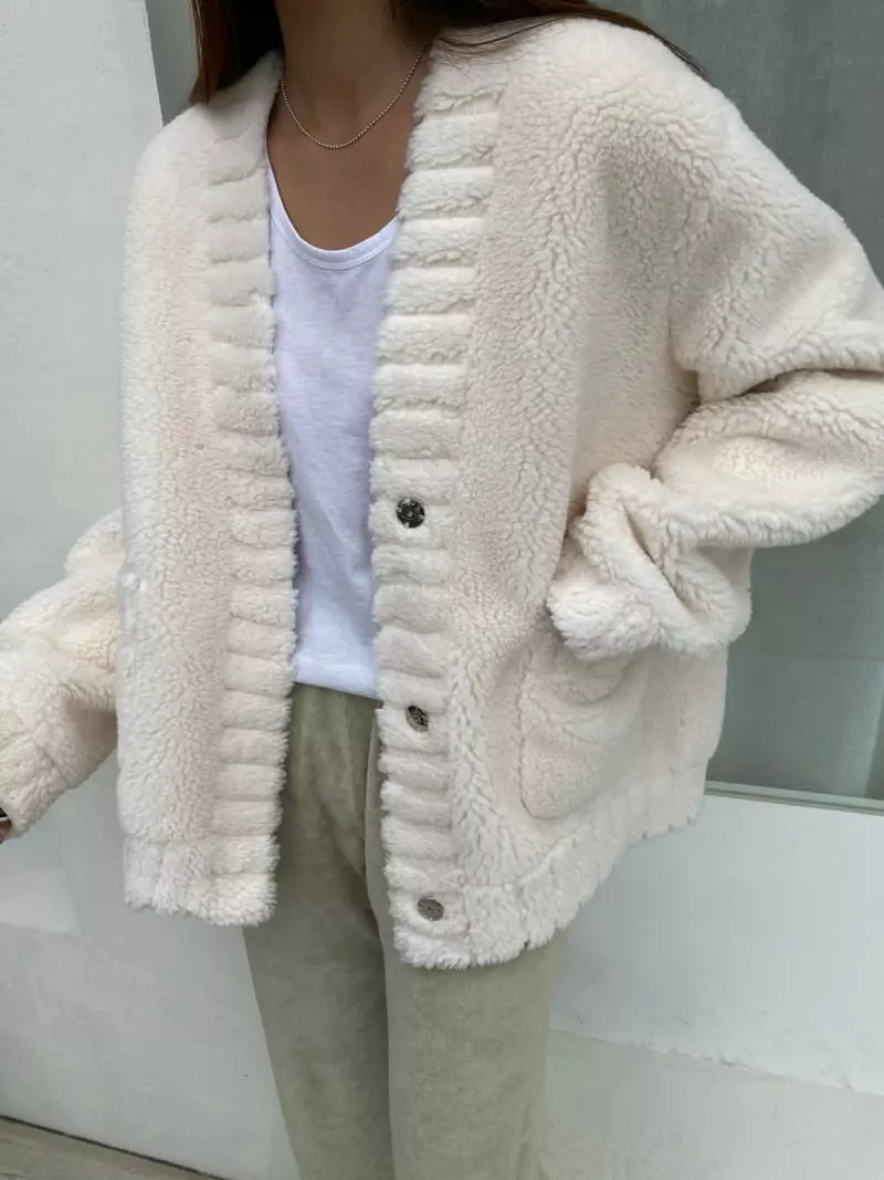 Knock - Korean Women Fashion - #momslook - Bichon Jacket - 3