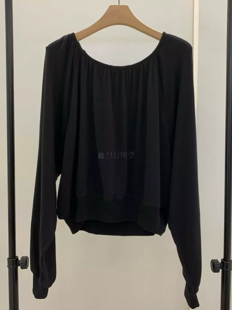 Knock - Korean Women Fashion - #vintagekidsstyle - Lady Shirring Tee - 11