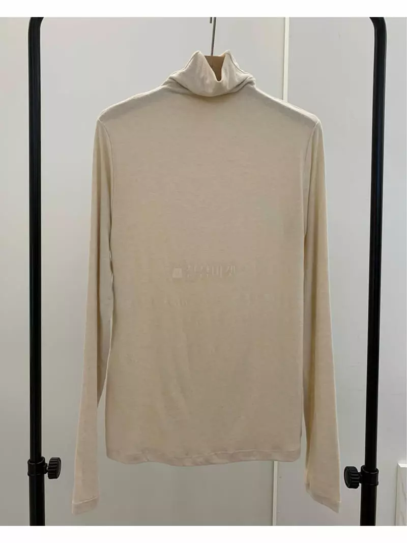 Knock - Korean Women Fashion - #womensfashion - Angora Span Turtleneck Tee - 5