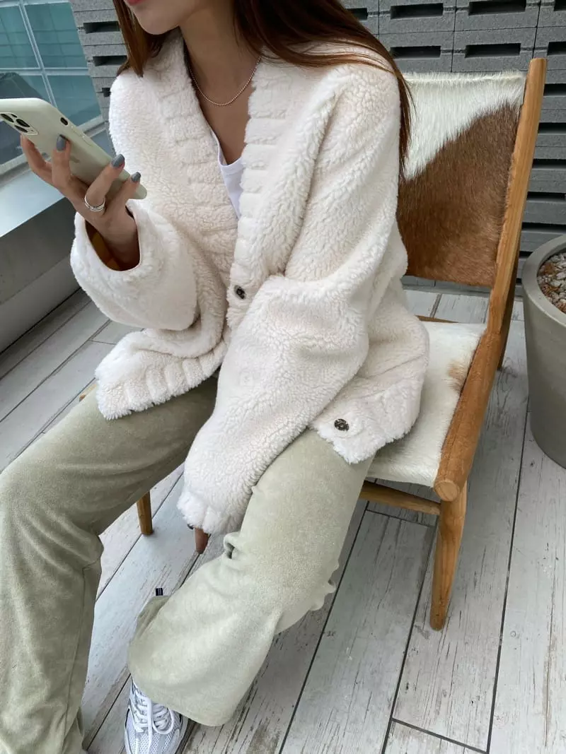 Knock - Korean Women Fashion - #momslook - Bichon Jacket - 4