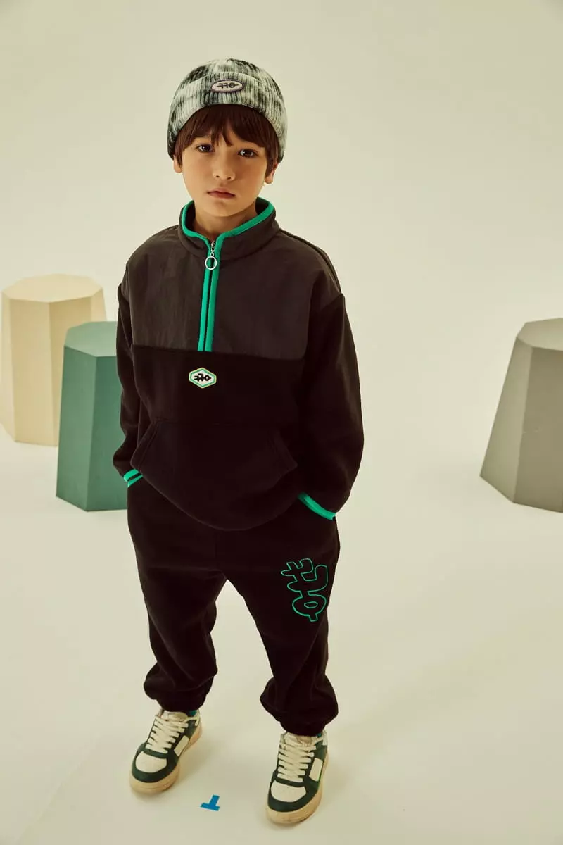 Kokoyarn - Korean Children Fashion - #Kfashion4kids - Polar Zip UP Set - 2