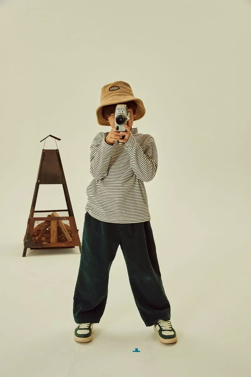 Kokoyarn - Korean Children Fashion - #Kfashion4kids - Stripes Turtleneck Tee - 12