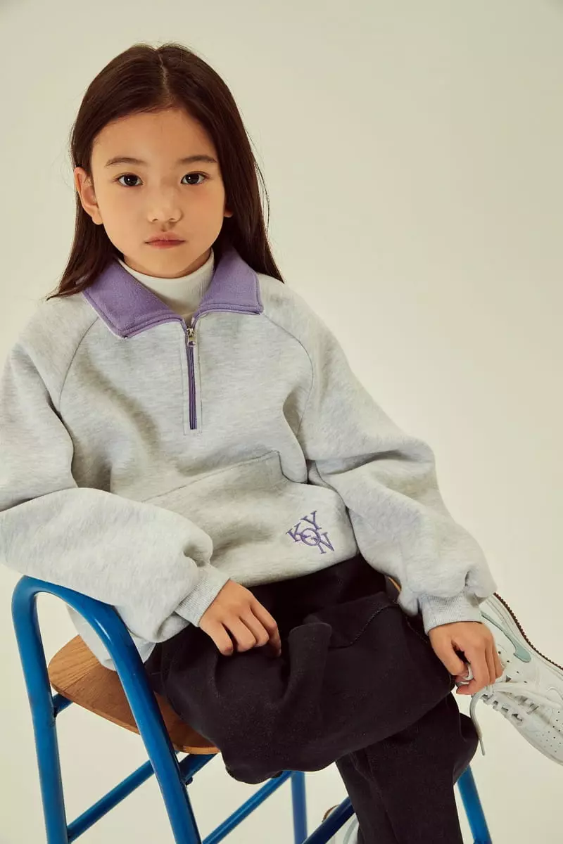 Kokoyarn - Korean Children Fashion - #Kfashion4kids - Collar Half Zip-up - 6