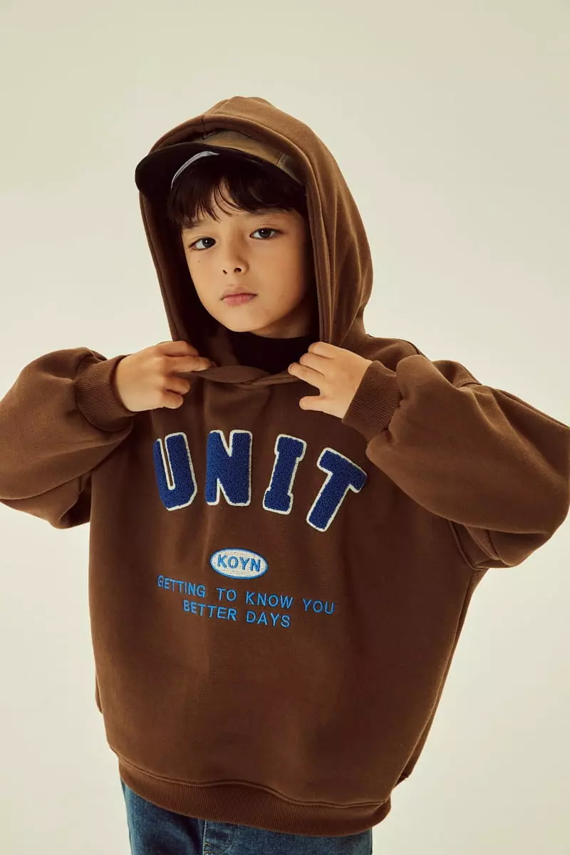 Kokoyarn - Korean Children Fashion - #Kfashion4kids - Unit Embroidery Hoody - 2