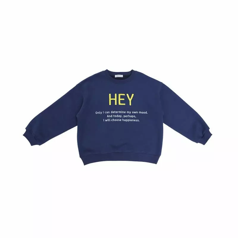 Kokoyarn - Korean Children Fashion - #childofig - Hey Embrodiery Sweatshirt