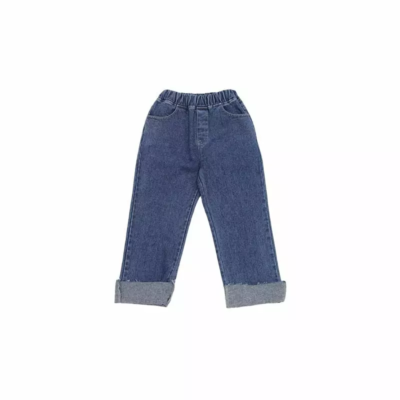 Kokoyarn - Korean Children Fashion - #childrensboutique - Fleece Jeans - 3