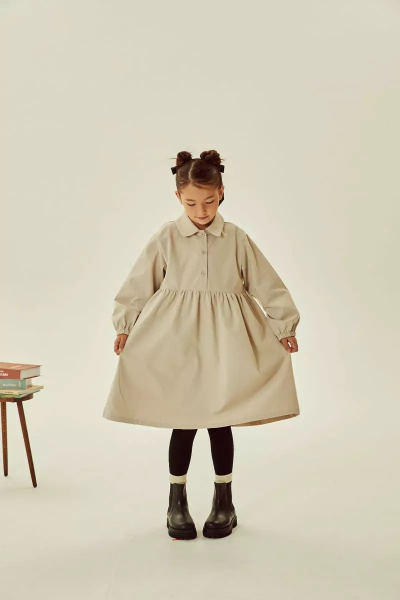 Kokoyarn - Korean Children Fashion - #childrensboutique - Fleece Collar One-piece - 12