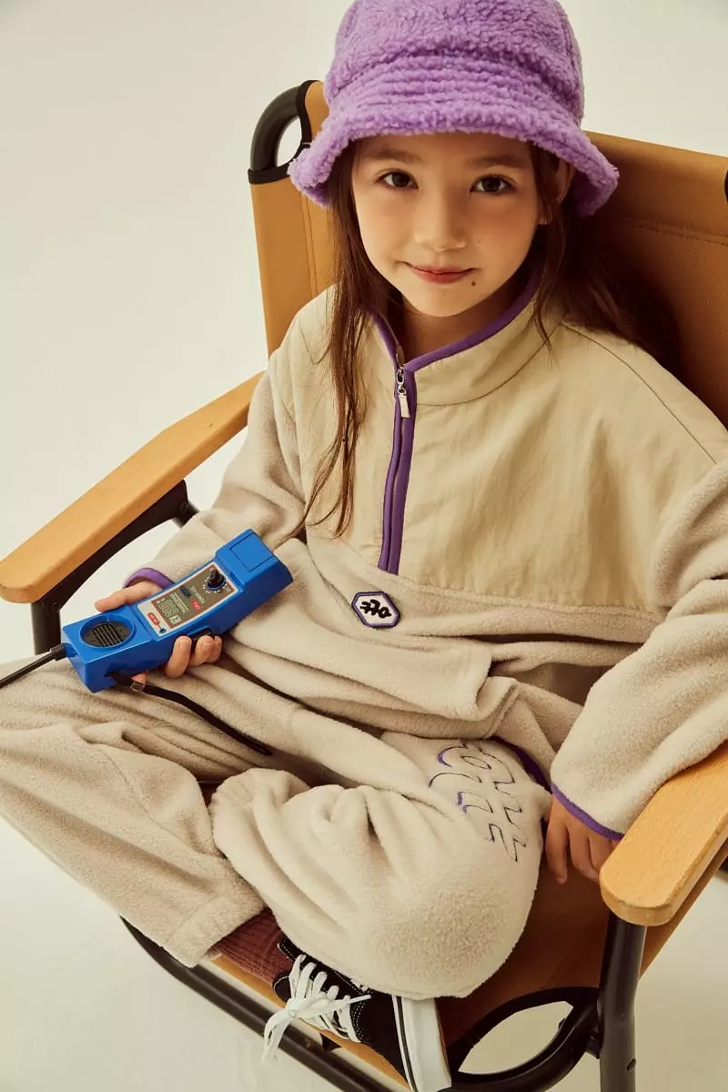 Kokoyarn - Korean Children Fashion - #childrensboutique - Polar Zip UP Set - 9