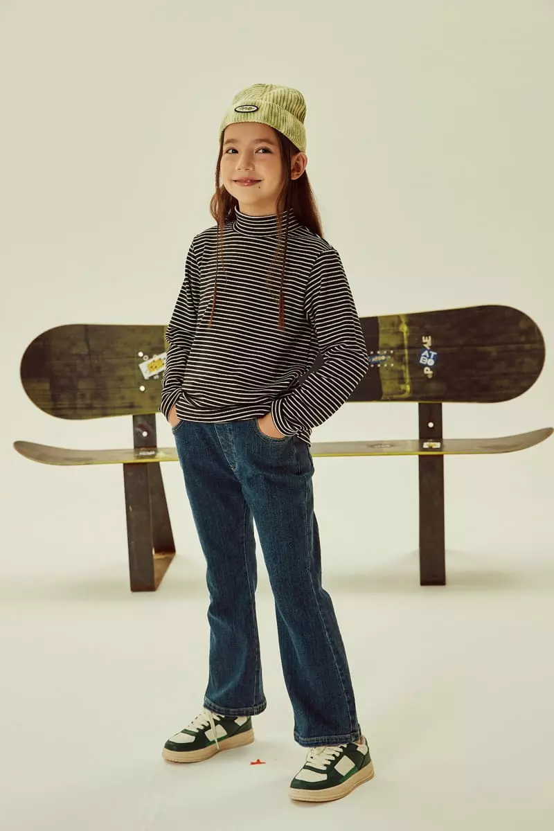 Kokoyarn - Korean Children Fashion - #designkidswear - Fleece Bootscut Jeans - 2