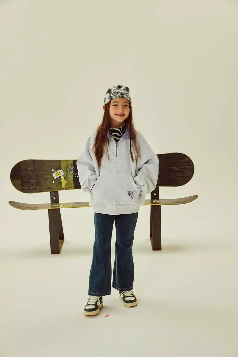 Kokoyarn - Korean Children Fashion - #kidsshorts - Fleece Bootscut Jeans - 5