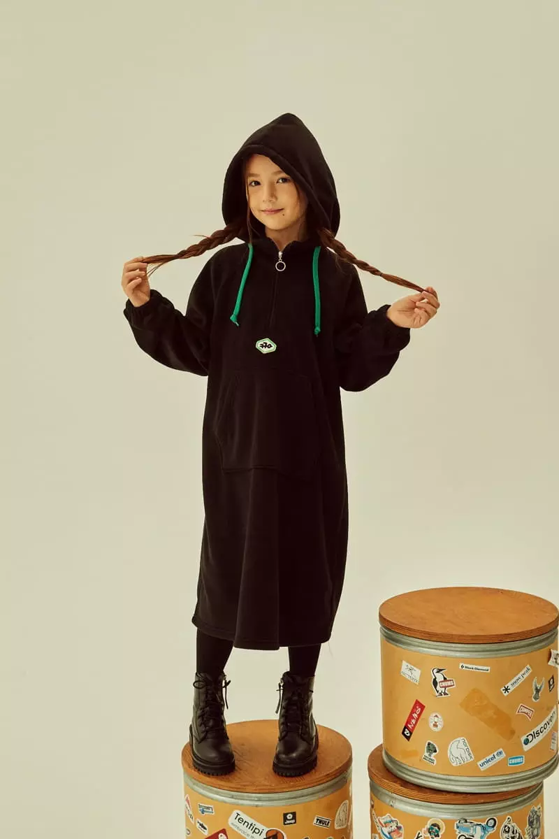 Kokoyarn - Korean Children Fashion - #kidsstore - Polar Hoody One-piece - 2