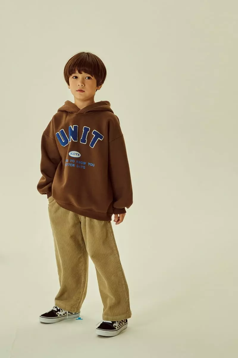 Kokoyarn - Korean Children Fashion - #kidzfashiontrend - Fleece Rib Straight Pants - 12