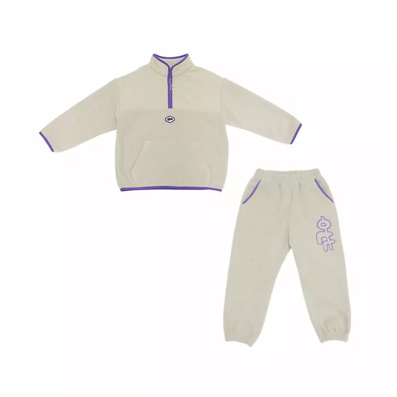 Kokoyarn - Korean Children Fashion - #kidzfashiontrend - Polar Zip UP Set
