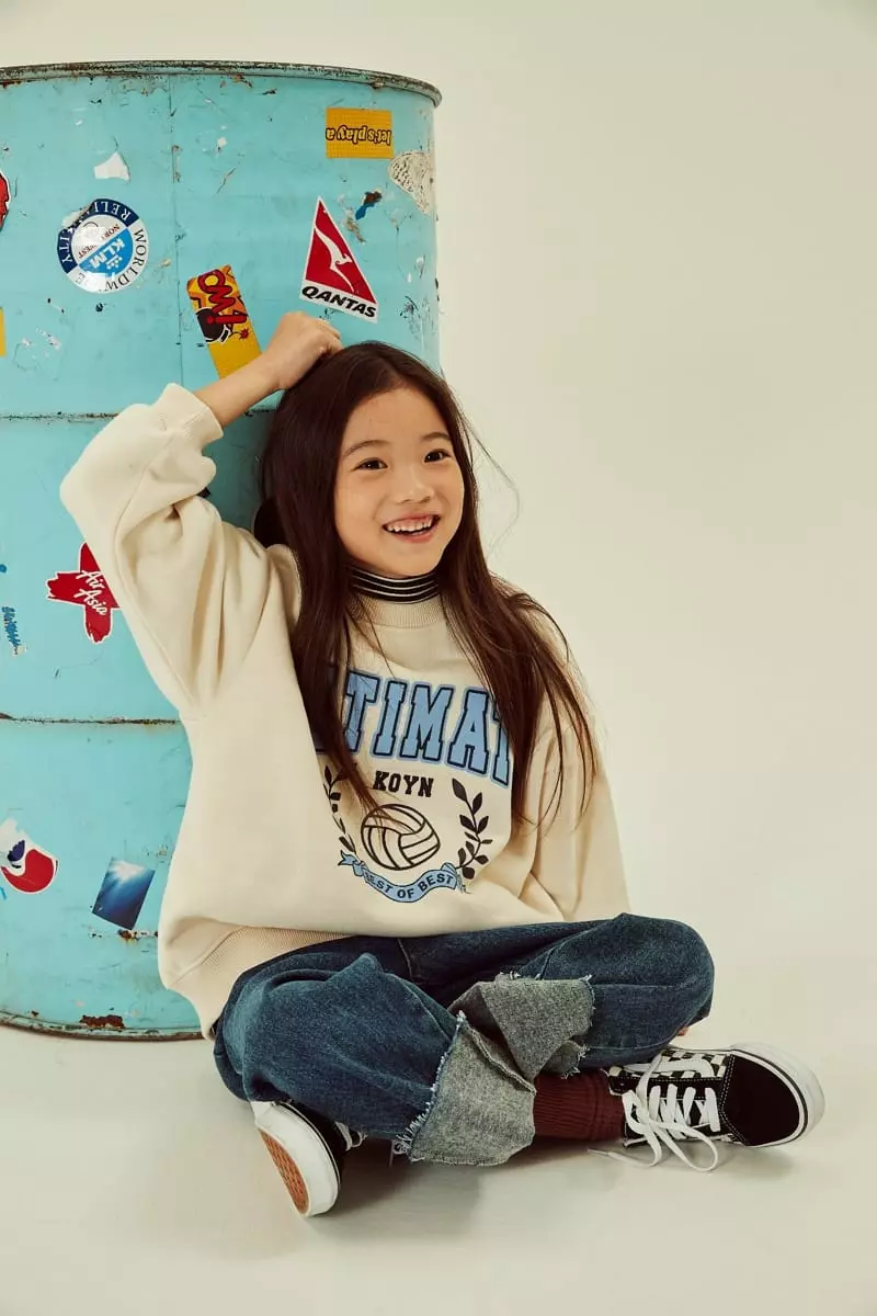 Kokoyarn - Korean Children Fashion - #kidzfashiontrend - Mate Paint Sweatshirt - 3