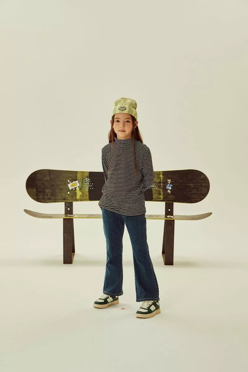 Kokoyarn - Korean Children Fashion - #littlefashionista - Fleece Bootscut Jeans - 9