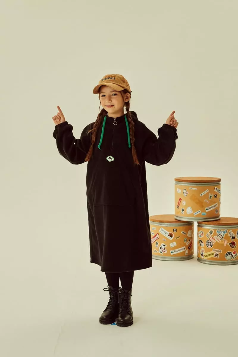 Kokoyarn - Korean Children Fashion - #littlefashionista - Polar Hoody One-piece - 5
