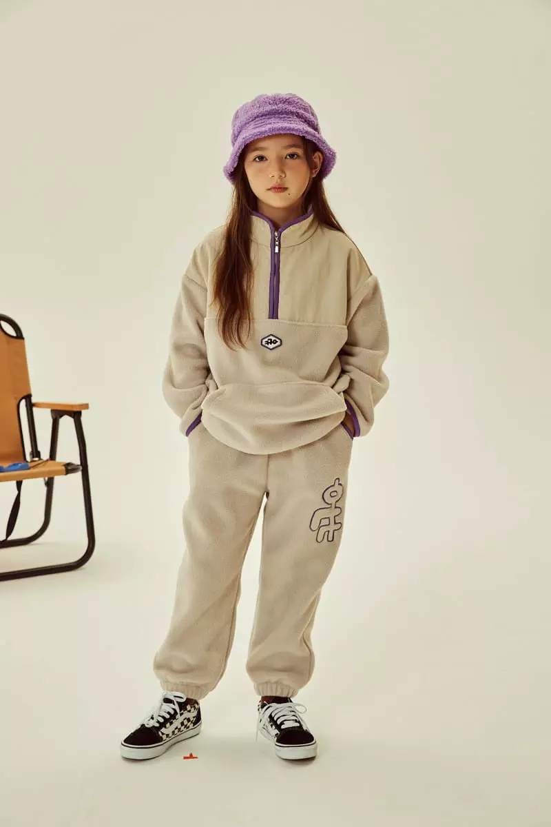 Kokoyarn - Korean Children Fashion - #littlefashionista - Polar Zip UP Set - 3