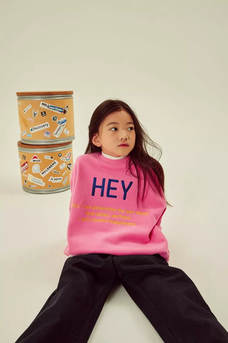 Kokoyarn - Korean Children Fashion - #littlefashionista - Hey Embrodiery Sweatshirt - 10