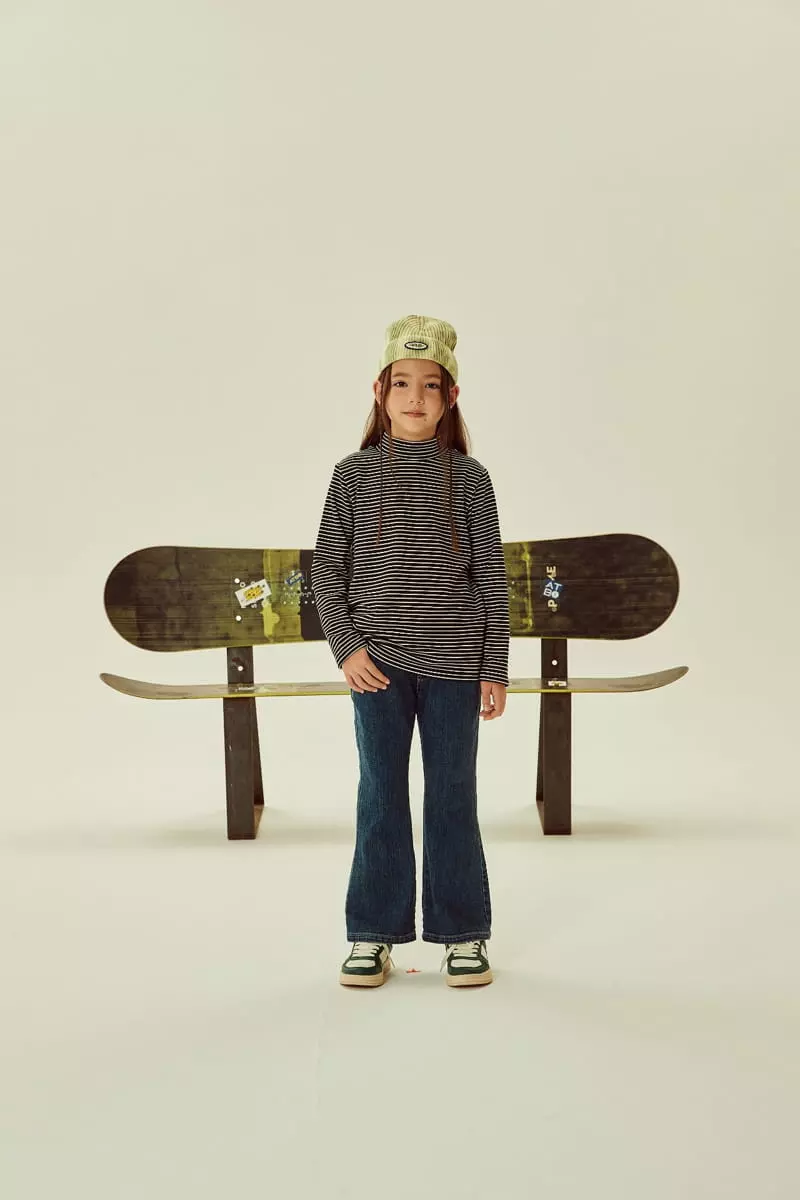 Kokoyarn - Korean Children Fashion - #magicofchildhood - Fleece Bootscut Jeans - 10