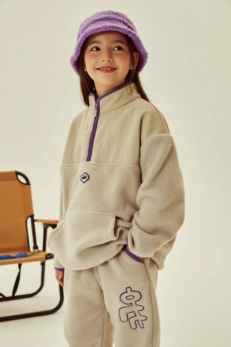 Kokoyarn - Korean Children Fashion - #minifashionista - Polar Zip UP Set - 5