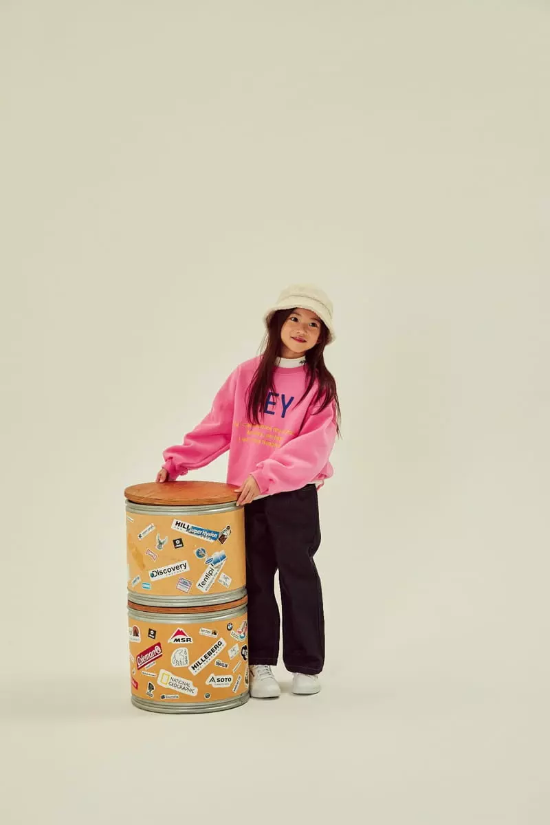 Kokoyarn - Korean Children Fashion - #minifashionista - Hey Embrodiery Sweatshirt - 12