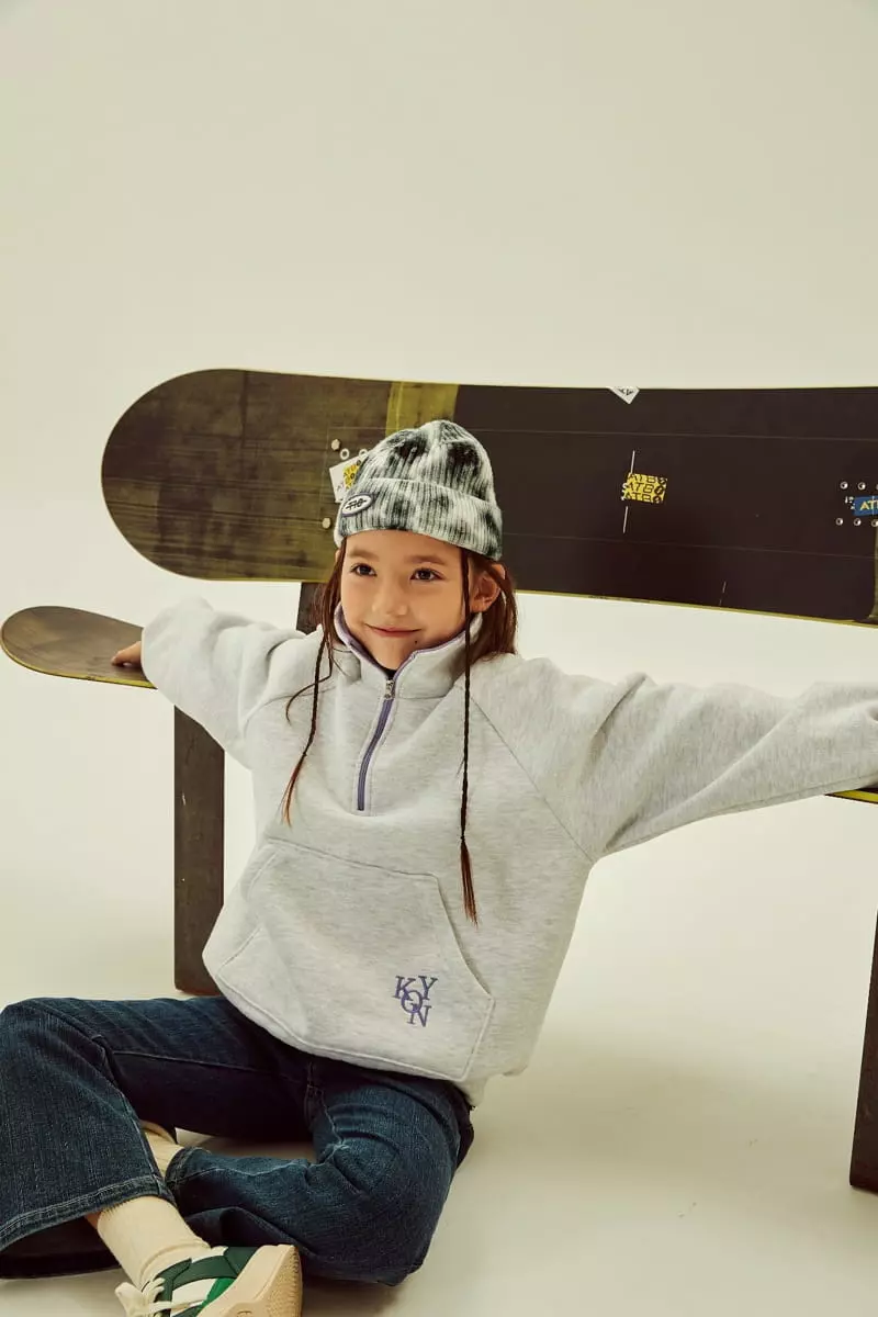 Kokoyarn - Korean Children Fashion - #minifashionista - Collar Half Zip-up - 9
