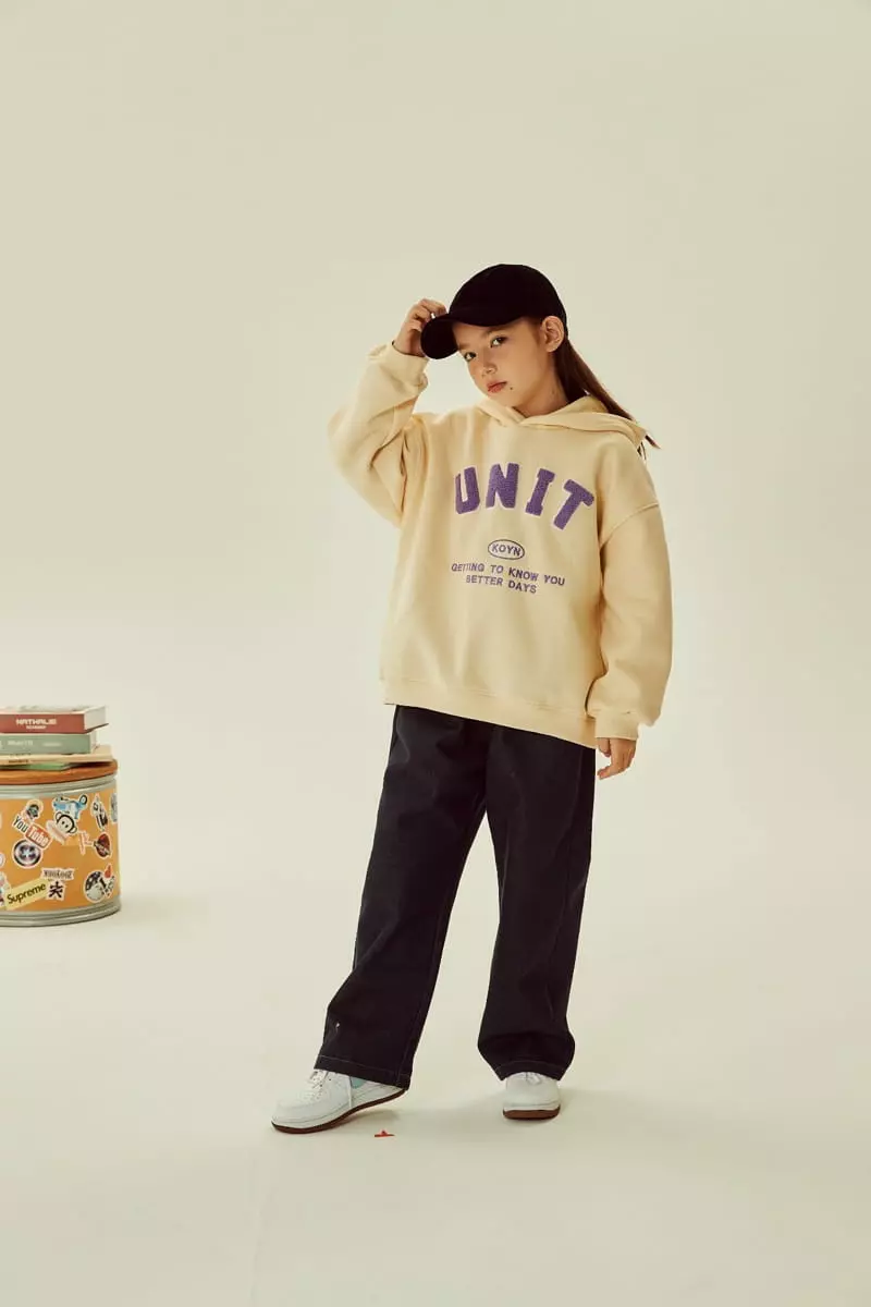 Kokoyarn - Korean Children Fashion - #minifashionista - Unit Embroidery Hoody - 5